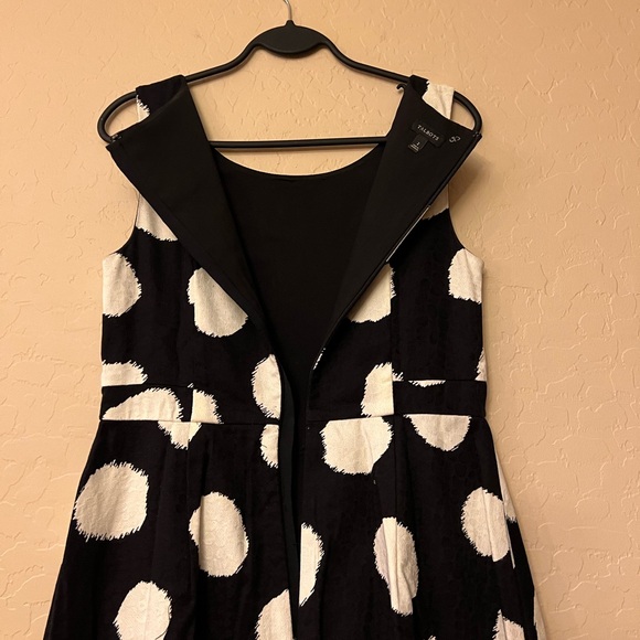 Talbots Black & White Polka Dot Dress - Picture 13 of 16